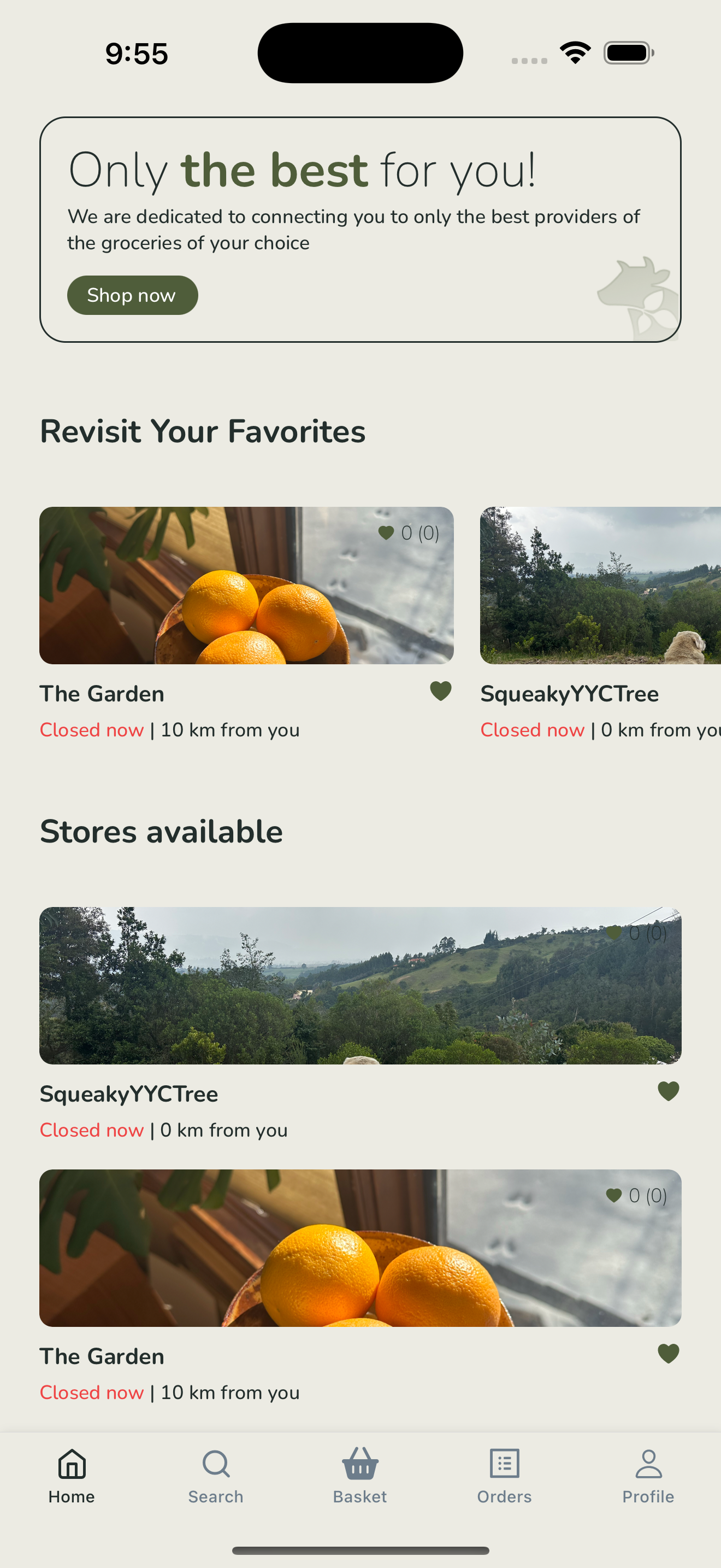 TOQU Buy app - browse local stores